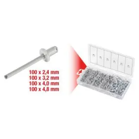 Ks Tools - Sortiment trhacích nitov 2.4-3.2-4-4.8, 400ks
