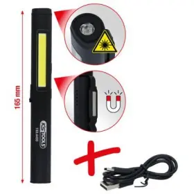 Ks Tools - LED inšpekčná lampa 350lm s UV