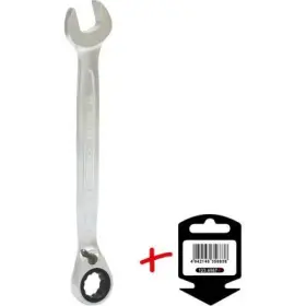 Ks Tools - Kľúč očkoplochý račňový prepínatelný 15mm