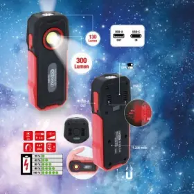 Ks Tools - Mobilná dielenská ručná lampa 3W