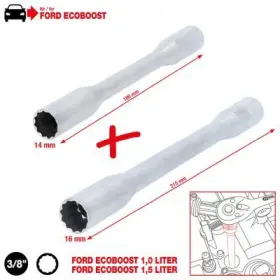 Ks Tools - Sviečové lľúče pre motory EcoBoost 3/8" 2ks