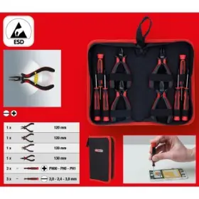 Ks Tools - Súprava náradia na jemnú mechaniku 10-dielna