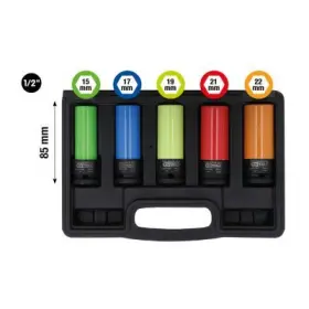 Ks Tools - sada rázových kľúčov pre ALU disky 1/2" 5ks