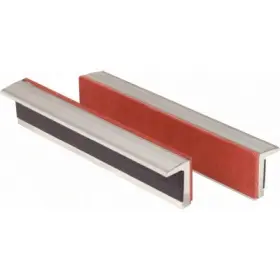 Ks Tools - Hliníkové ochranné čeľuste na zverák, gumená obruba, 175mm