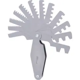 Ks Tools - Oceľová lístková mierka pre 30° závit 2-12mm