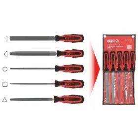 Ks Tools - Súprava dielenských pilníkov 200mm 5ks