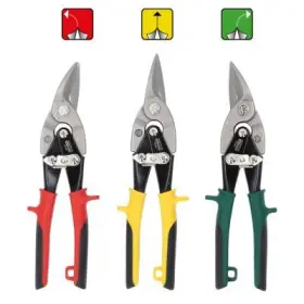 Ks Tools - Sada nožníc na plech 3ks