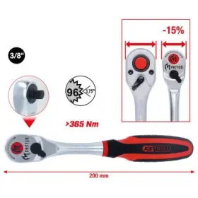 Ks Tools - Obojstranná račňa, Monster 96zubov 3.8"