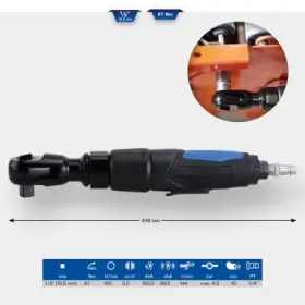 Brilliant - Pneumatická račňa 1/2" 67Nm