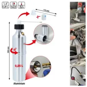 Ks Tools - Hliníková tlaková rozprašovacia fľaša 0.25L