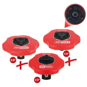 Ks Tools - Súprava mini ručných rační s prepínacou páčkou 1/4" +3/8" +1/2" 3ks