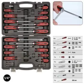 Ks Tools - Sada skrutkovačov a bitov ERGOTORQUEplus 39ks
