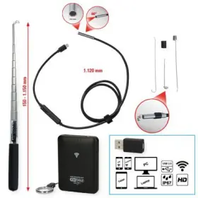 Ks Tools - Sada Wi-Fi videoscope s Ø5.5mm 0° prednou kamerovou sondou 7ks