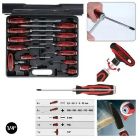 Ks Tools - Sada skrutkovačov s úderovou hlavou ERGOTORQUE®max 13ks