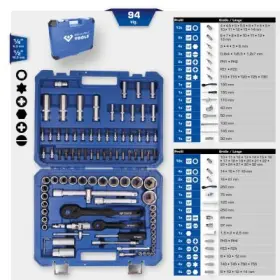 Ks Tools - Gola sada 1/2" 1/4" 94ks