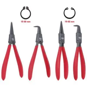 Ks Tools - Sada klieští na poistné krúžky 4ks