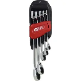 Ks Tools - Očkoplochý račňový kľúč prepinací 5ks