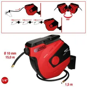 KS Tools - Navijak hadice na stlačený vzduch Ø10mm, 15m