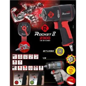 Ks Tools - Vysokovýkonný pneumatický rázový uťahovák 2 300Nm