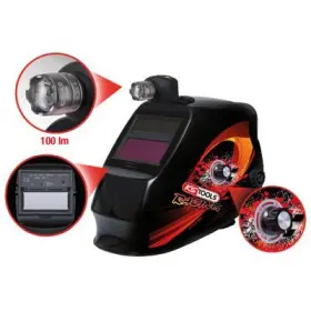 Ks Tools - Automatická zváračská ochranná prilba s LED svetlom