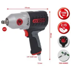 Ks Tools - Rázový uťahovák 1/2" 931Nm