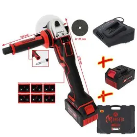 Ks Tools - Uhlová brúska 125cm s AKU 4Ah