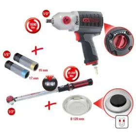 Ks Tools - Súprava rázového uťahováka 1/2"
