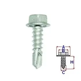 Romix - Skrutka montážna 5.2x19mm (balenie 10ks)