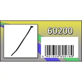 opaska zacisk. 2,5x100 czarna 100szt
