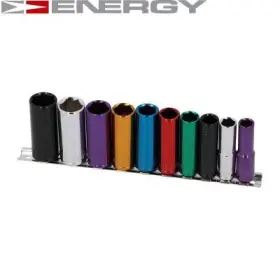 ENERGY - Nadstavec šesťhranný dlhý 10-19mm 3/8" 10ks