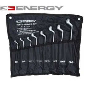 ENERGY - Sada dvojitých očkových kľúčov 8ks