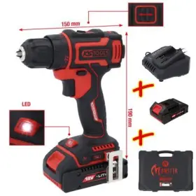 Ks Tools - Skrutkovač rázový 18V 40Nm a AKU 2Ah