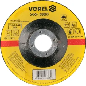 Vorel - Kotúč brúsny na kov 115x22x6.0mm