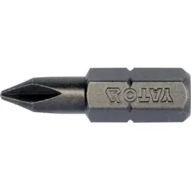Yato - Bit krížový S2, 1/4" x 25mm PH1, 10ks