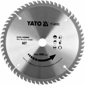 Yato - Vídiový pílový kotúč na drevo 165x16mm 60 zubov