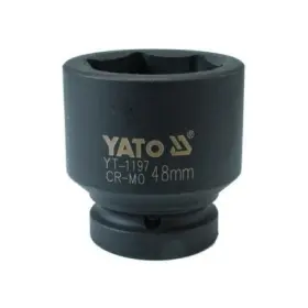 Yato - Nadstavec rázový šesťhranný krátky 1" 48mm
