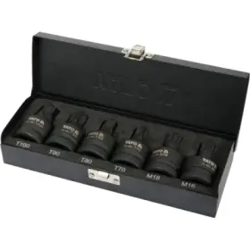 Yato - Sada razových násadiek Torx/Spline 3/4" 6ks