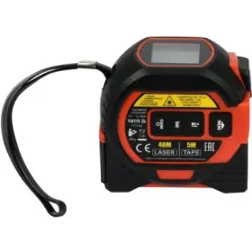 Yato - 40m laserový diaľkomer s 5m zasúvacou páskou a zameriavacím laserom