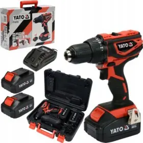 Yato - Vŕtačka/skrutkovač 18V 40Nm s 2x AKU 3Ah