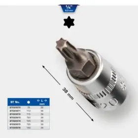 Ks Tools - Nástavec TORX vnútorný T30, 1/4"