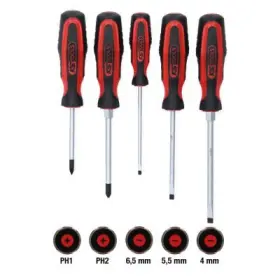 Ks Tools - Sada skrutkovačov ERGOTORQUEplus 5ks