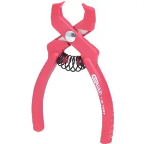 Ks Tools - Kliešte na uvoľňovanie nitov červené zahnuté 100mm