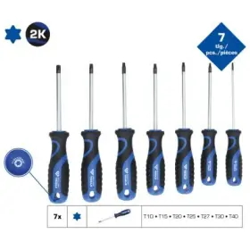 Brilliant - Sada skrutkovačov profil Torx 7ks