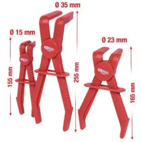 Ks Tools - Kliešte na hadicové spony 90°, 3ks