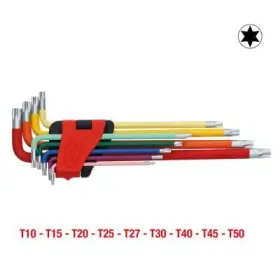 Ks Tools - Súprava uhlových kľúčov TORX 9ks