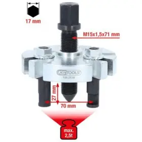 Ks Tools - Univerzálny sťahovák remenice s 3 ramenami 70mm