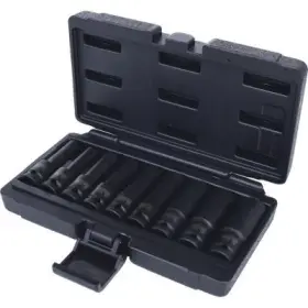 Ks Tools - Súprava silových nástrčných orechov Torx-E, E10-E24 1/2" 9ks