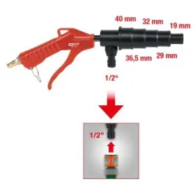 Ks Tools - Pneumatická vyplachovacia pištoľ pre chladiaci systém