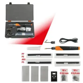 Ks Tools - Akumulátorová súprava na opravu plastov, 134ks
