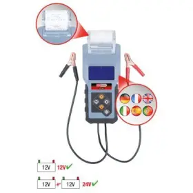 KS Tools - Digitálna skúšačka autobatérií s integrovanou tlačiarňou 12V